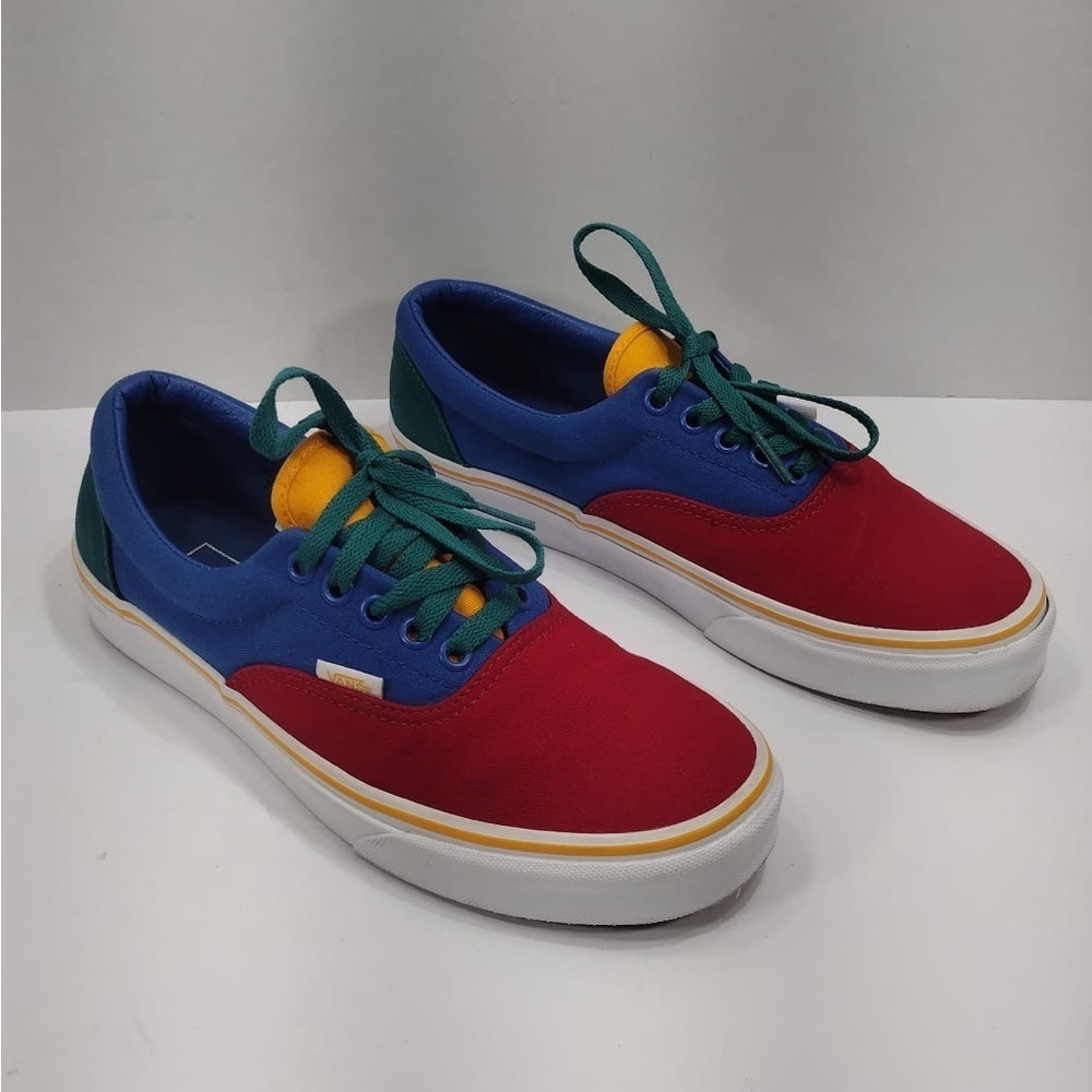 Vans Colorful Kids Sneakers size 7.5 men 9 women pre owned Exellent condition - Picture 2 of 10